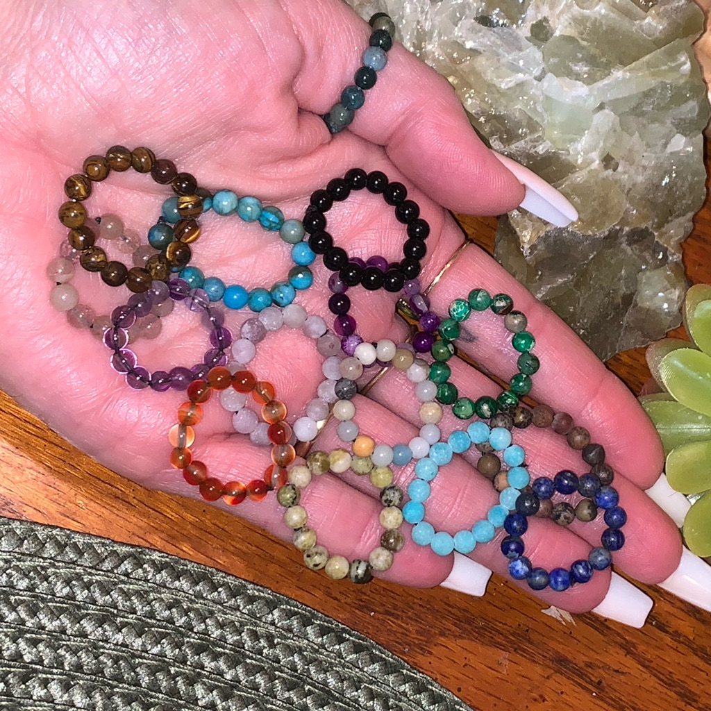 Crystal Bead Rings By Request
